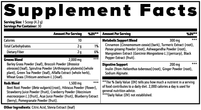 Greens Superfood & Reds Blend